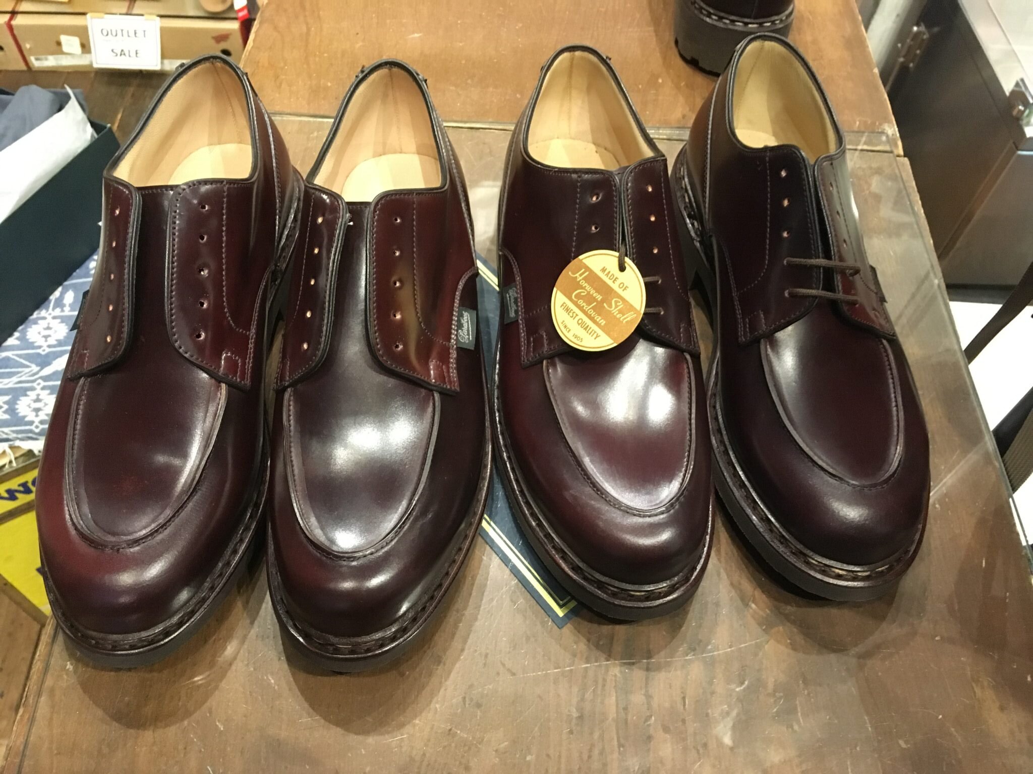 パラブーツ paraboot シャンボード コードバン 黒 貴重 - 靴